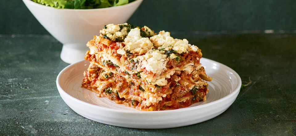 Skøn sense-udgave af den italienske lasagne