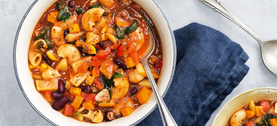 Spicy minestrone