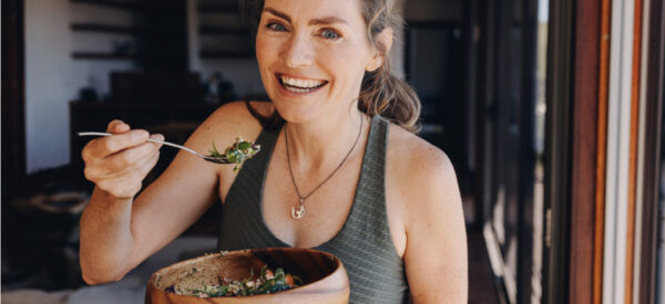 happy healthy woman
